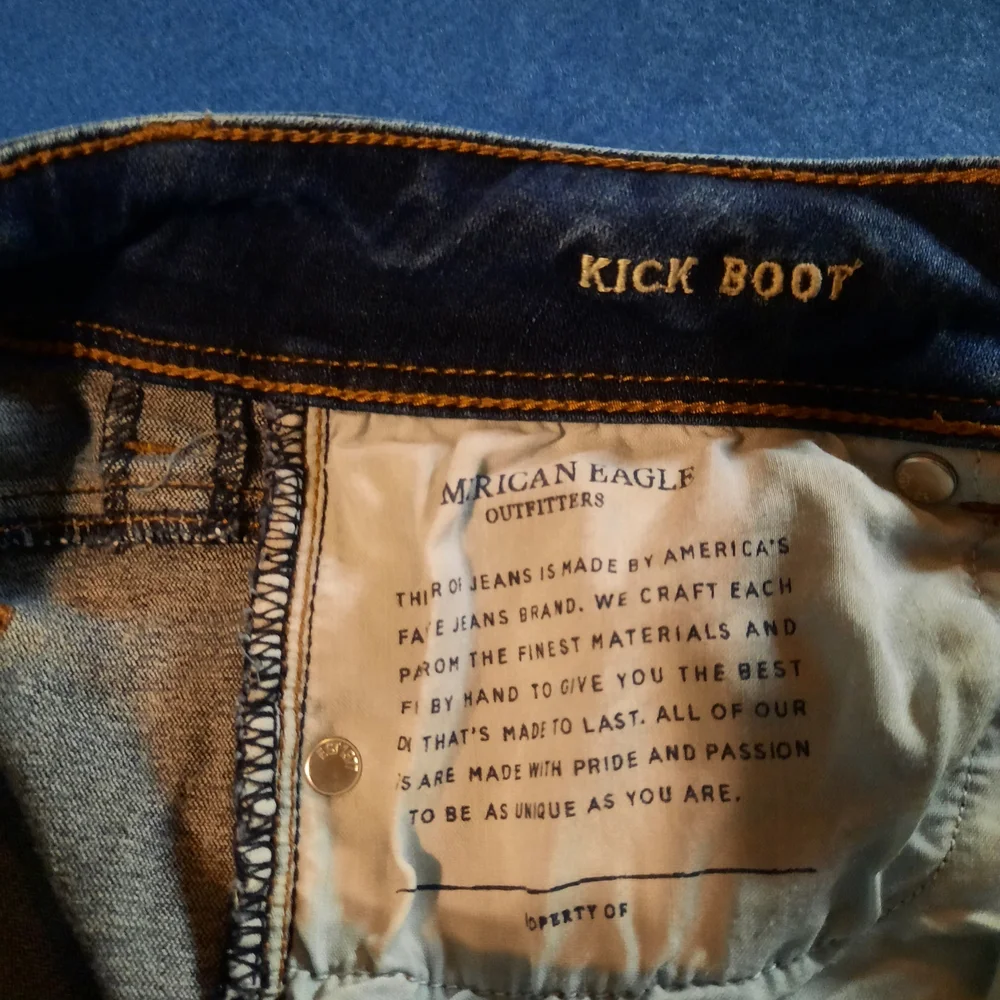 American Eagle Outfitters Blue Boot Cut Jeans - Picture 3 of 12